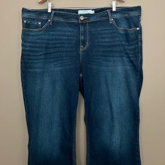 {Torrid} Luxe Slim Boot Jeans in Blue - Womens 24 - Picture 2 of 11